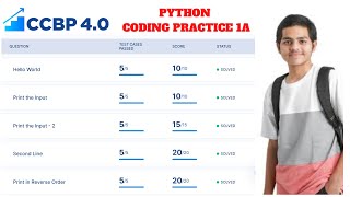 #CCBP Python Coding practice 1A | #nxtwave | #ccbpintensive | #coding questions solving | #trending