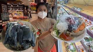 AEON Mall, Buy some ingredient for cooking / Yummy chicken soup cooking / By countryside life TV