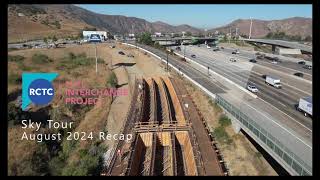 71/91 Interchange Project Sky Tour - August 2024