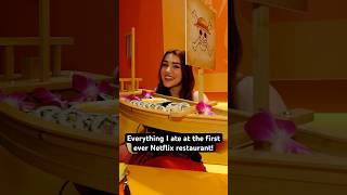 Everything I ate at the first ever Netflix restaurant! #foodie #netflix #lasvegas #eating #squidgame