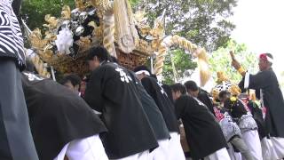 2012年山田町西多田秋祭り 25「本宮 諏訪神社宮入」