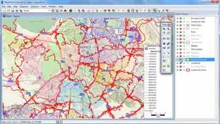 Marketing sales territories regions in Maptitude mapping software