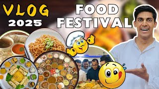 Vlog 5 || bhakti का स्वाद, prashad के साथ || maza aa gaya🥳😋👌| #foodfestival #prashad #virelvideo