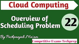Lec - 7.1 Overview of Scheduling Problem in Cloud Computing in Hindi