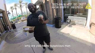 Officer get school by man on 4th Amendment Right