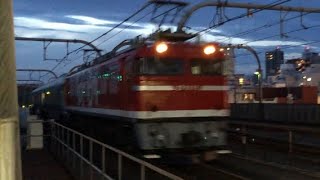 EF81-95+E26系　カシオペア紀行返却回送　赤羽駅通過