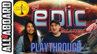 TINY EPIC GALAXIES | Board Game | 2 Player Playthrough | Taking Command of the Cosmos