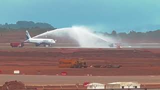 First Trial Landing at the Mopa International Airport.