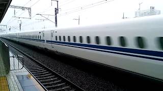 N700S J0編成 試運転 三島駅通過