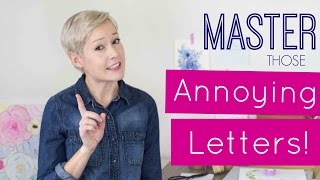 Hand Lettering 101: Perfecting Tricky Letters