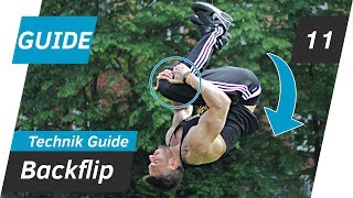 BACKFLIP/RÜCKWÄRTSSALTO LERNEN IN 30 MINUTEN | Andiletics