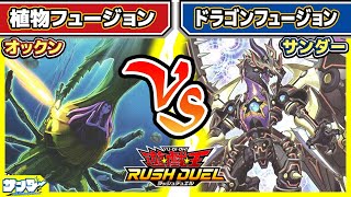 【#遊戯王】「植物フュージョン」vs「ドラゴンフュージョン」【#対戦】【#ラッシュデュエル】