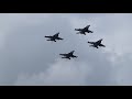 米海軍 ea 18g電子戦機 編隊飛行 札幌航空ページェント2018年 u.s. navy ea 18g electronic warfare aircraft formation flight