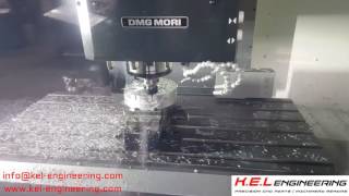 DMG MORI NVX 5100 Hypermill High Speed Machining HSM