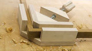 Diy corner clamps from wood | Good idea! for woodworking 🔨 🪚