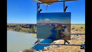 HOW TO PAINT RIVER WATER PLEIN AIR!