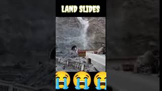 Land Slide😱!!😭Jammu & Kashmir Highway Block !! #shorts #landslide #ytshorts #viral #kashmir