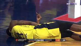 Horrible injury!! James Nunnally - Euroleague game.