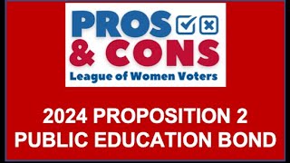 CA State Proposition 2 - Pros \u0026 Cons