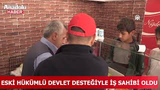 Eski hükümlü devlet desteğiyle işini kurdu