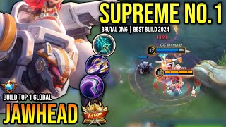 JAWHEAD BEST BUILD 2024 | BUILD TOP GLOBAL JAWHEAD GAMEPLAY | MOBILE LEGENDS✓