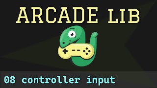 Python Arcade library - 08 - Xbox controller input event handling