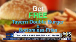 Free food! Red Robin and Fired Pie