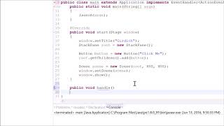 Java Tutorial 53 JavaFX GUI Button with Event Handler