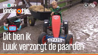 🐴🐴 Luuk verzorgt de paarden | Dit ben ik | Kindertijd KRO-NCRV