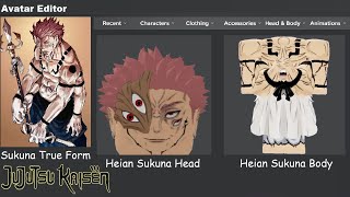 How to make Heian Sukuna True Form on ROBLOX