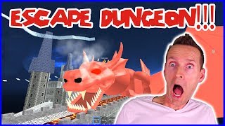 Baby Freddy Runs Away From Bad Mommy Karina - escape the dragon and dungeon obby with captainjack