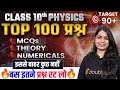 Class 10 भौतिक विज्ञान 100 सबसे महत्वपूर्ण प्रश्न➡️10th Science Most Repeated Questions⚡Hindi Medium