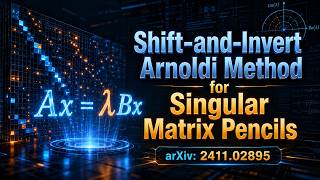 How Mathematicians Extract Eigenvalues from Huge Sparse Systems
