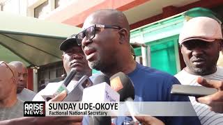 PDP CRISIS: PRO UDE-OKOYE THUGS SHOW UP AT PDP HQ