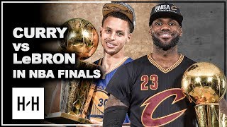 BEST of LeBron James vs Stephen Curry EPIC Duel Highlights in NBA Finals!