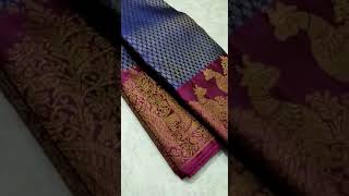 Beautiful Border | Kanchipuram Handwoven Pure Silk Saree