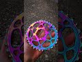 absolute black oval chainring rainbow