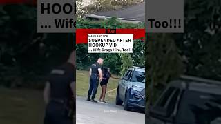The Maryland police officer in THAT viral video has been suspended. His wife TORCHED him online.