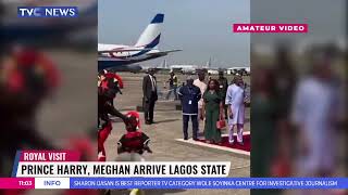 Prince Harry, Meghan Arrive Lagos State  For Visit