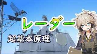 レーダーの超基本原理（電子戦解説シリーズ＃02）【春日部つむぎのちょこっと軍事解説】