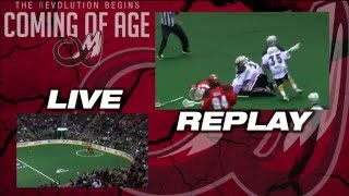 NLL: Colorado Mammoth goalie Alex Buque levels opponent with devastating open field hit