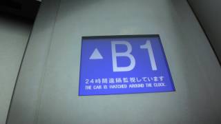 東京メトロ日本橋駅A4出口行きエレベーター(フジテック製)