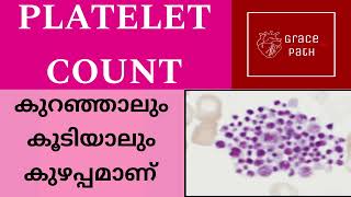 Platelet Count / Thrombocytopenia / Thrombocytosis (Malayalam)