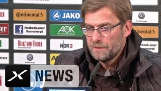 Jürgen Klopp erleichtert: "Das wird uns guttun" | Hannover 96 - Borussia Dortmund 2:3