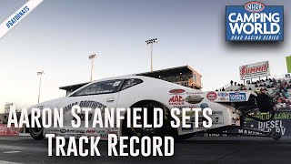 Aaron Stanfield sets new track record at Gainesville