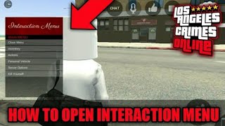 How To Open Interaction Menu In LAC | 100% Real 🤫