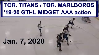 Amadeus Lombardi Jackson Bunker Maco Iozzo 2019-20 GTHL Midget hockey Toronto Titans Marlboros 03