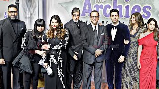 Bachchan Family CUTE VIDEO at The Archies Premiere | Aishwarya, Amitabh,Jaya, Aradhya, Abhishek
