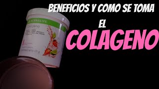 BENEFICIOS Y COMO SE TOMA EL COLAGENO HERBALIFE 🍓