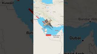 Distance between Ukraine to oman #trending #travel #shorts #shortvideo #viral #oman #ukraine #map